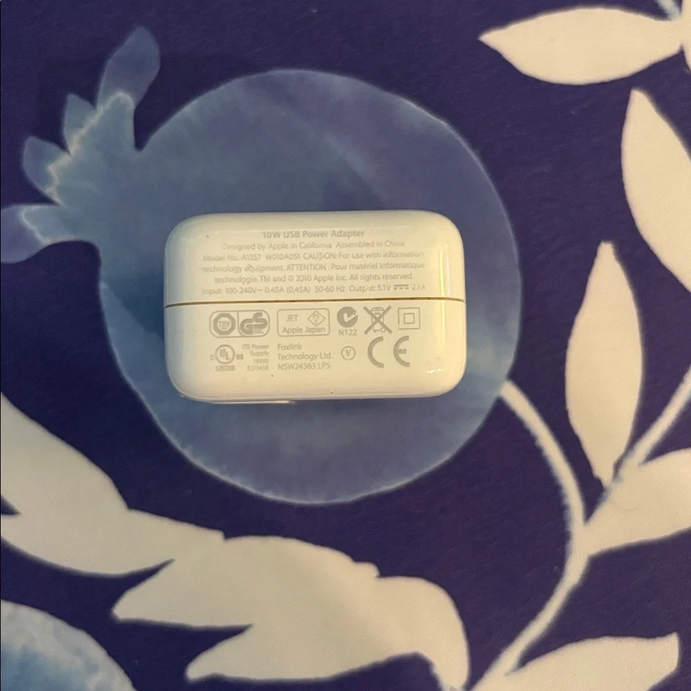 Apple 10W USB Power Adapter A1357 Charger iPhone iPad OEM